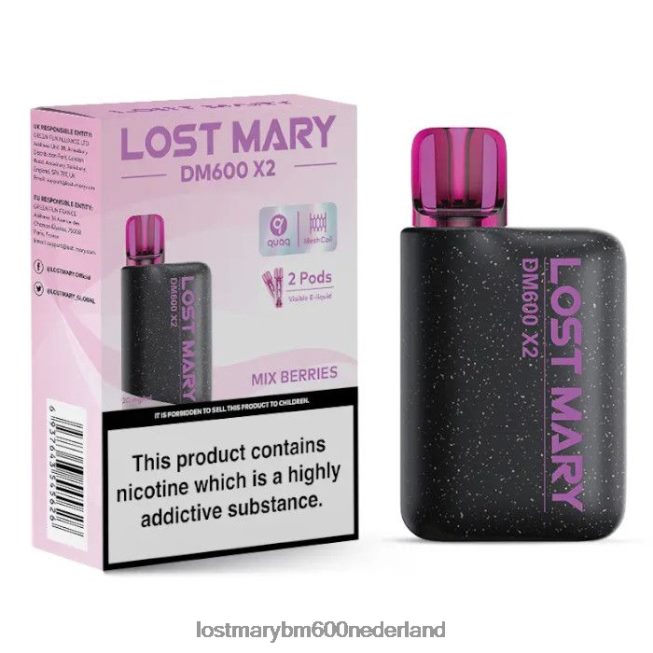 Lost Mary Vape 5000 Nederland BDRJ2V196 verloren mary dm600 x2 wegwerpvape bessen mengen
