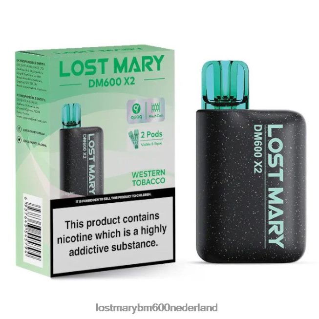 Lost Mary Vape Nederland BDRJ2V201 verloren mary dm600 x2 wegwerpvape westerse tabak