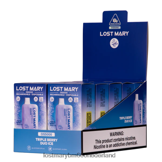 Lost Mary Kopen BDRJ2V74 maria os5000 verloren triple berry duo-ijs