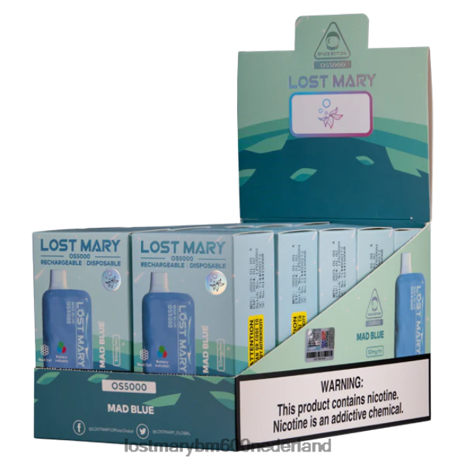 Lost Mary Vape 5000 Nederland BDRJ2V46 maria os5000 verloren gek blauw
