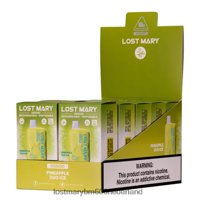 Lost Mary Vape 5000 Nederland BDRJ2V56 maria os5000 verloren ananas duo ijs