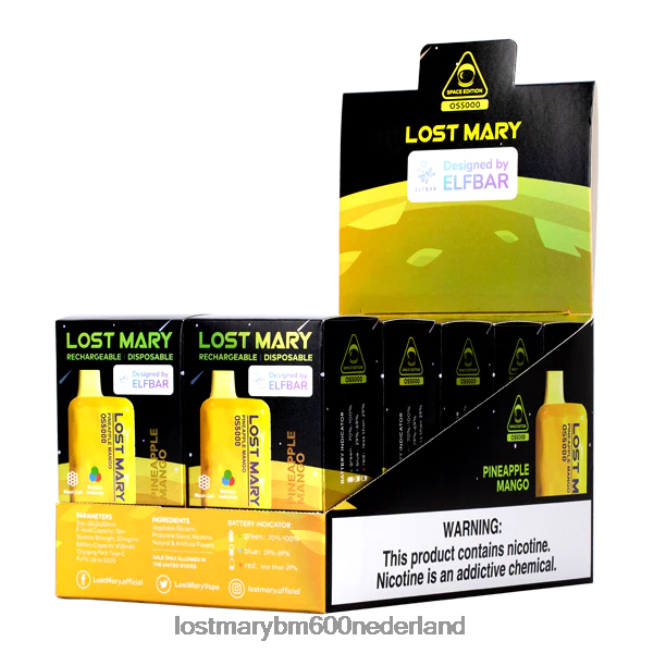 Lost Mary Vape Bestellen BDRJ2V57 maria os5000 verloren ananas-mango