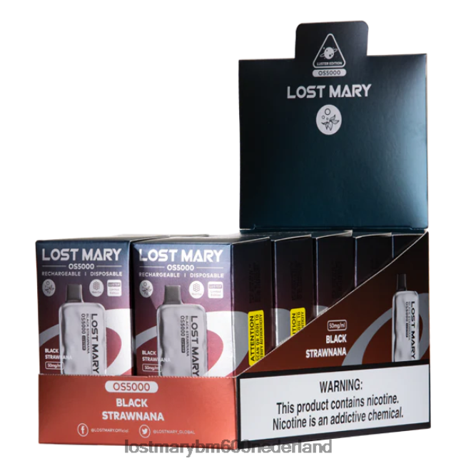 Lost Mary Vape Nederland BDRJ2V11 verloren mary os5000 glans zwarte stronana