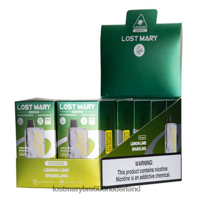 Lost Mary Vape Nederland BDRJ2V41 verloren mary os5000 glans limoen limoen sprankelend
