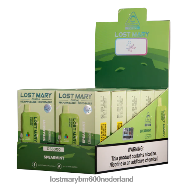 Lost Mary Vape Nederland Kopen BDRJ2V62 maria os5000 verloren groene munt