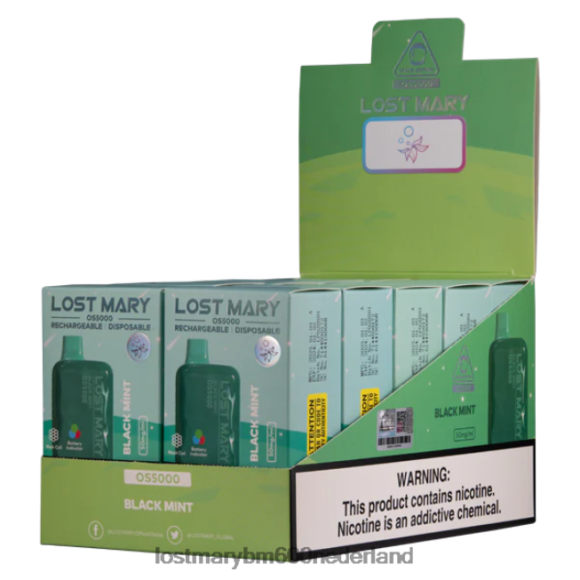 Lost Mary Vape Review BDRJ2V10 maria os5000 verloren zwarte munt