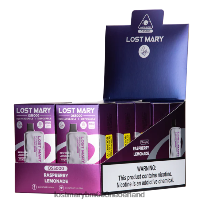 Lost Mary Vape Review BDRJ2V60 verloren mary os5000 glans frambozenlimonade