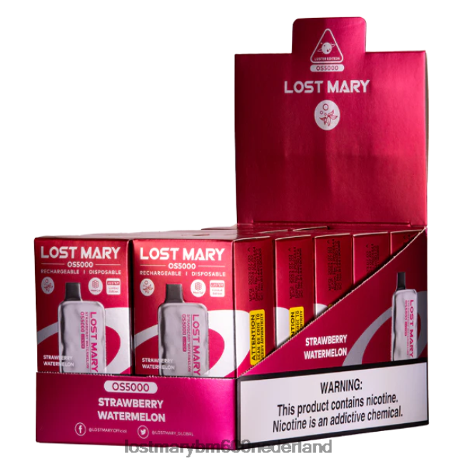 Lost Mary Vape Smaken BDRJ2V73 verloren mary os5000 glans aardbei watermeloen