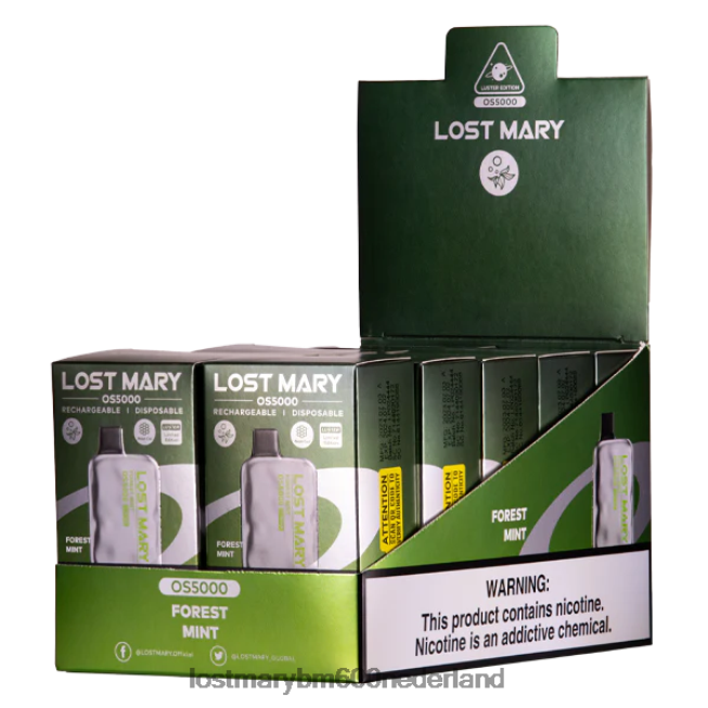 Lost Mary Vapes Kopen BDRJ2V29 verloren mary os5000 glans bos munt