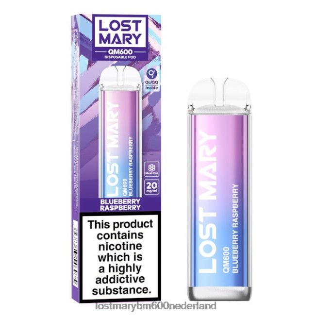 Lost Mary Vape Kopen BDRJ2V158 verloren mary qm600 wegwerpvape bosbes framboos