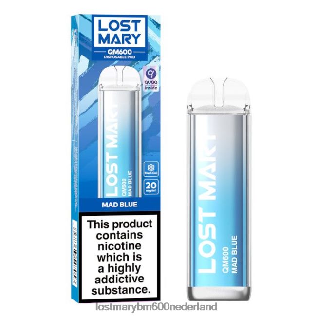 Lost Mary Vape Review BDRJ2V160 verloren mary qm600 wegwerpvape gek blauw
